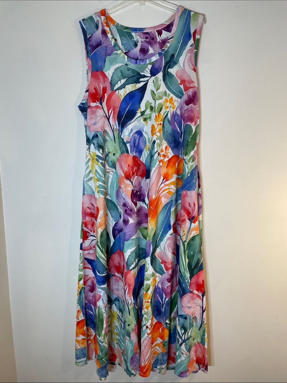 NEW! Soft Surroundings Santiago Gaia Maxi Dress. 1X. - Picture 3 of 16